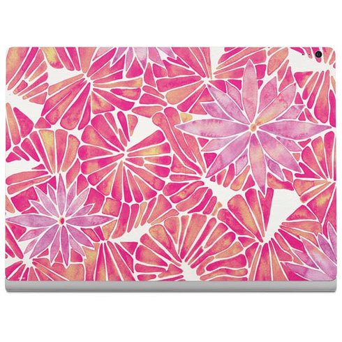 Cat Coq Pink Water Lilies Surface Book 2 13.5in Skin
